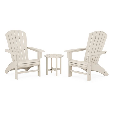 Trex Yacht Club 3-Piece Curveback Adirondack Set